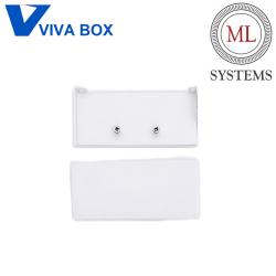 VIVA box uchytenie ela vntornej zsuvky H-86, biele