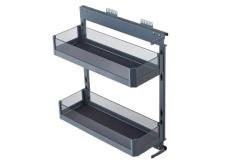 Vsuvn k CARGO pre spodn skrinky 30/2, sklo/antracit, vsuv tandem s tlmenm universal