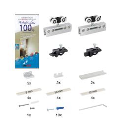 Sada kovania pre 1 kr�dlo sklenen�ch dver� Herkules Glass