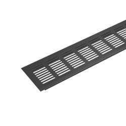 Vetracia mrie�ka 600x80 mm - �ierna