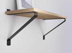 Konzola/driak na police 250x220, ierny LOFT