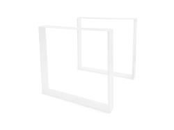 Stolov� podno� - noha QUATRO biela, H-730x780