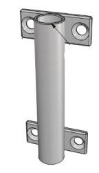 Puzdro pre kovanie STEP fi.20 mm - �ierna RAL9005