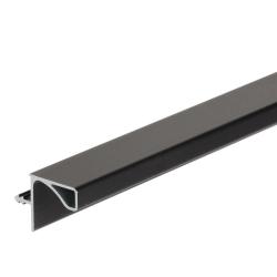 Profil GOLA pre horn skrinky - ierna mat RAL9005, dka 2m