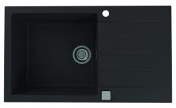 Drez Cadit 40 univerzal 91 ierny s odkvapvacou plochou + pop up sifn, do skrinky 600 mm