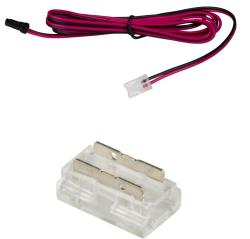 K�bel s konektorom na pripojenie LED a COB p�su - 2m