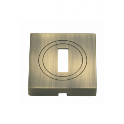 Rozeta PLT-23-N-AB-KW otvor na kľúč - patinovaný bronz