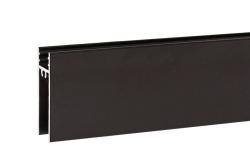 Spodn rmov profil pre vpl 18 mm - ierny RAL 9005