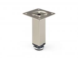 Noha kovov hranat D-737-3 chrm, H-150, 25x25 mm