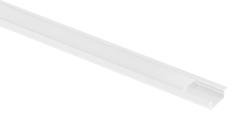 LED hlinkov profil zapusten s mlienou krytkou - 3 m - biely