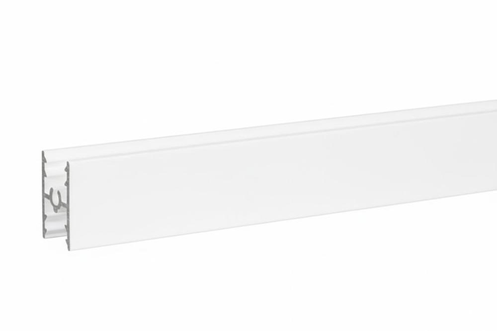 Horný a stredný rámový profil pre výplň 18 mm - biely RAL 9003 Horný a stredný rámový profil pre výplň 18 mm - biely RAL 9003